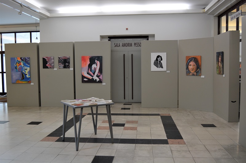 Exposição de pintura “Florbela Espanca e outras mulheres” na Biblioteca de Cantanhede
