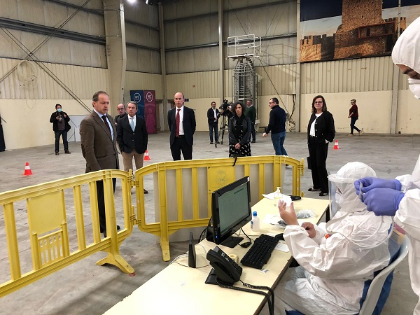 Rastreio ao COVID-19 no Expocentro de Pombal em funcionamento