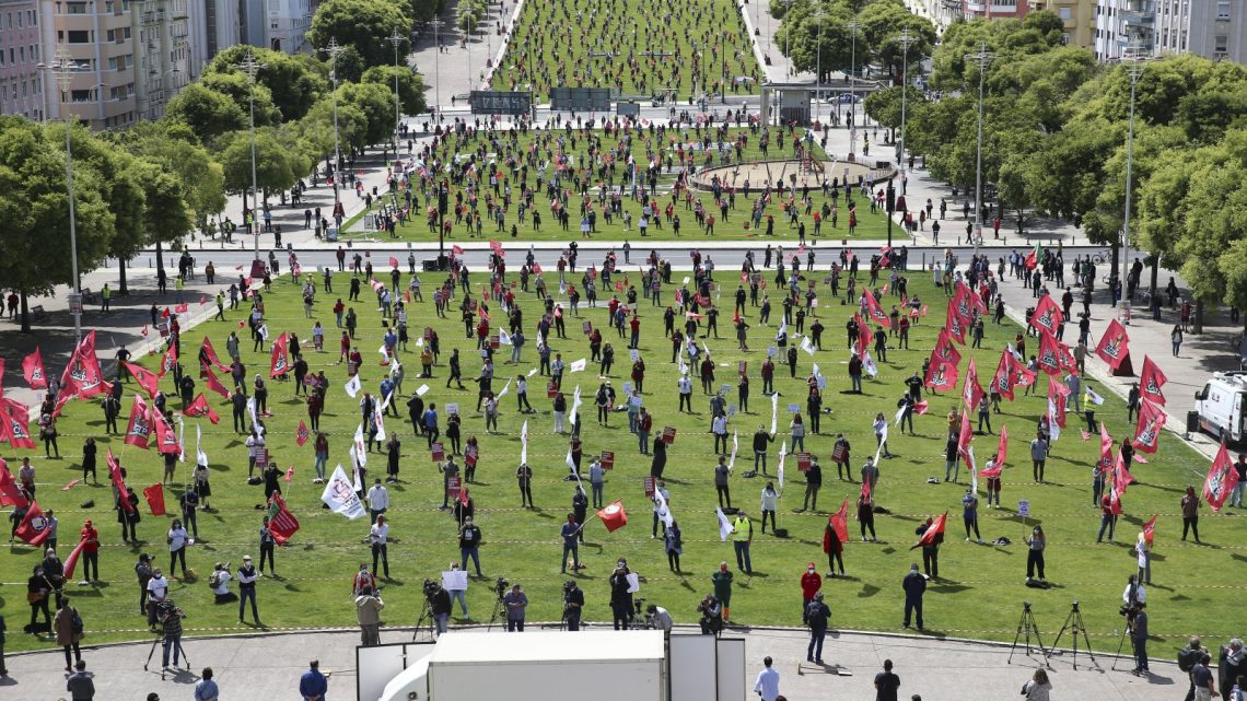 Pandemia não afastou centenas de pessoas de Lisboa para condenar “agressões laborais”