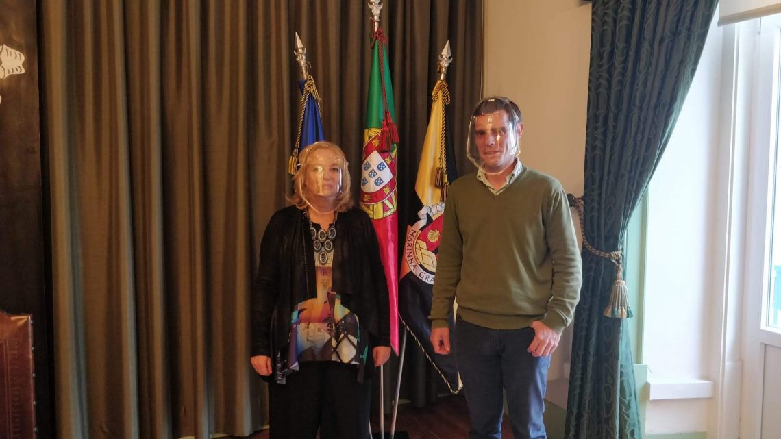 Marinha Grande | Sitecna apresenta viseiras à Câmara Municipal