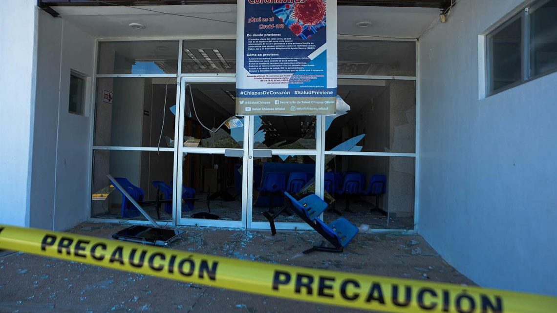 Hospital vandalizado no México após rumores de contaminação deliberada