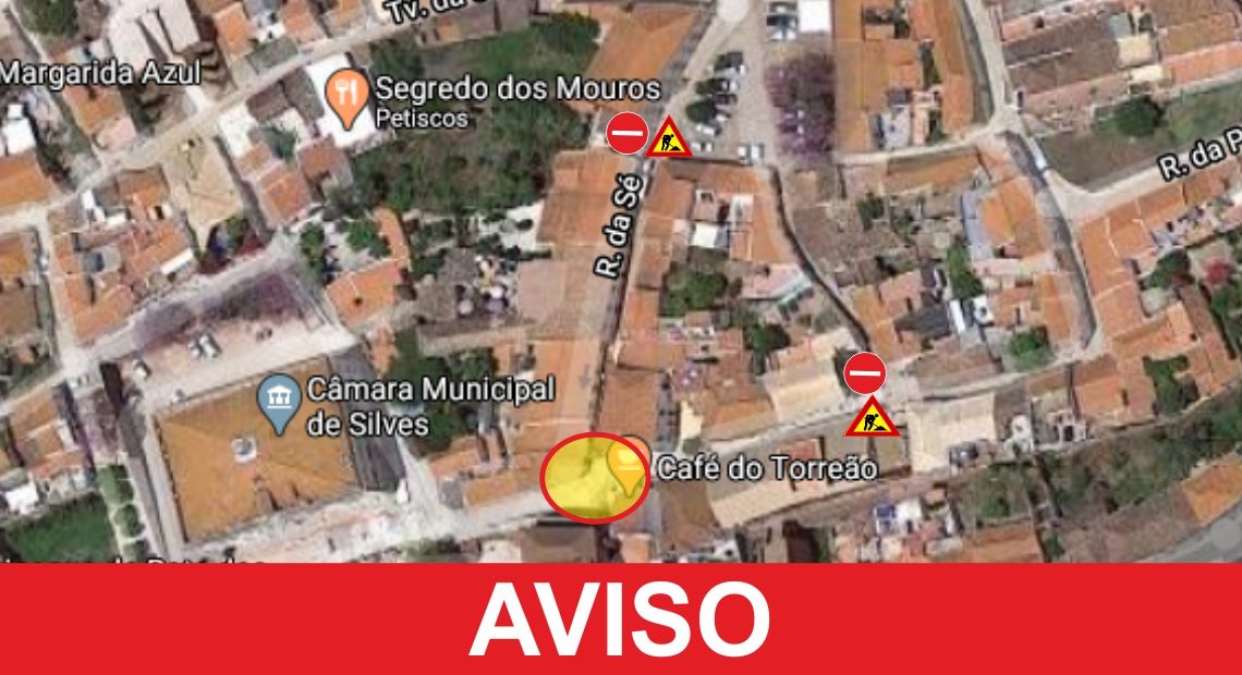 Intervenção no centro histórico de Silves provoca corte de circulação automóvel na rua da cadeia, rua da sé e rua da porta de loulé até dia 3 de julho