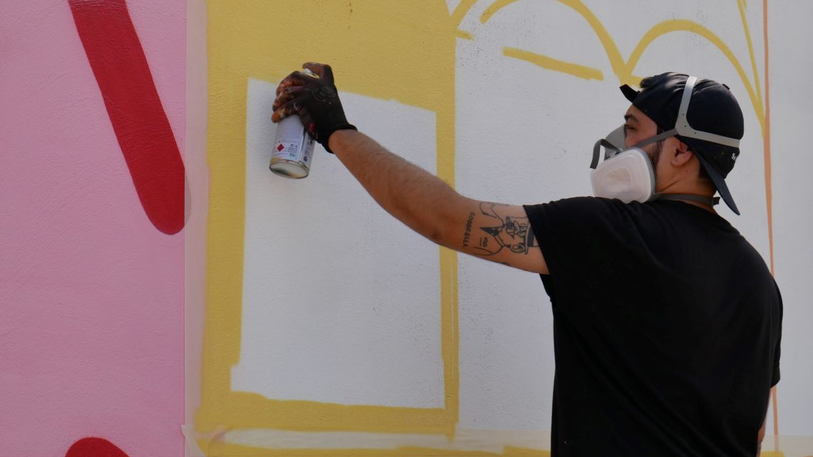 Roteiro de arte urbana aumentado em vários pontos da cidade de Águeda