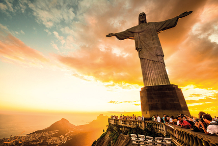 O Cristo Redentor do Corcovado na mira