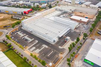 Construtora nacional com know-how reconhecido no segmento da construção industrial responsável por obra de expansão desenvolvida