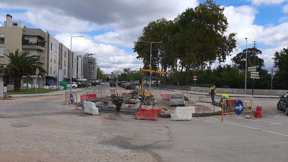 Cantanhede | Entrada da cidade pela avenida do Brasil está a ser valorizada