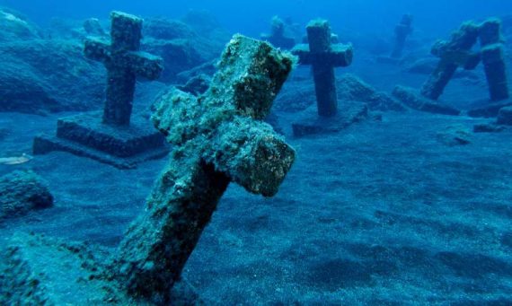 Cemitério submarino para os 40 mártires brasileiros