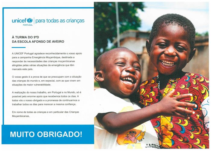 Solidariedade: Angariação de fundos para as crianças de Moçambique