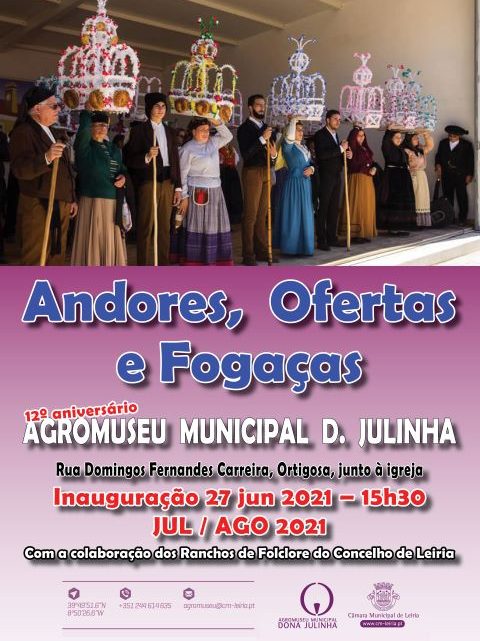 Leiria | Exposição de Andores, Ofertas e Fogaças no Agromuseu Municipal