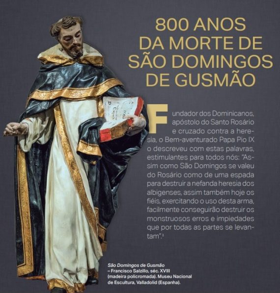 800 anos da morte de São Domingos de Gusmão