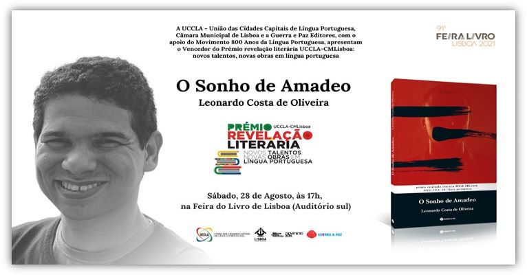 Livro vencedor do Prémio Revelação Literária UCCLA-CMLisboa 2021 terá apresentação oficial na 91ª Feira do Livro de Lisboa
