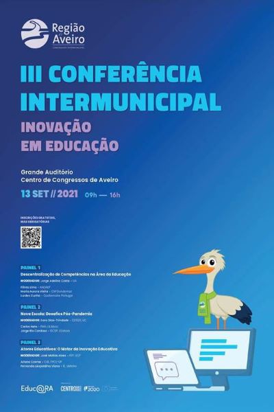 Hoje, 13 setembro, 09h30 – 18h30 – Conferência Intermunicipal de Inovação em Educação