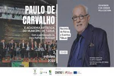 Tábua recebe concerto de Paulo de Carvalho em Outubro