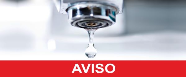REAGENDAMENTO DE INTERRUPÇÃO DE FORNECIMENTO DE ÁGUA NO DIA 07 DE OUTUBRO EM ALGUMAS ZONAS DA FREGUESIA DE SÃO BARTOLOMEU DE MESSINES