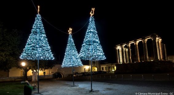 Iluminação de Natal acende em Évora dia 30 de Novembro