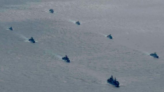 Marinhas russa e chinesa provocam o Japão e os EUA