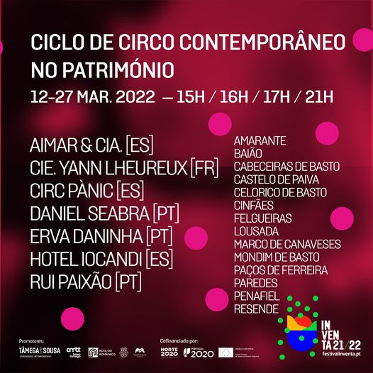 CICLO DE CIRCO NO PATRIMÓNIO PASSA POR CASTELO DE PAIVA. Espectáculo agendado para Sábado á noite