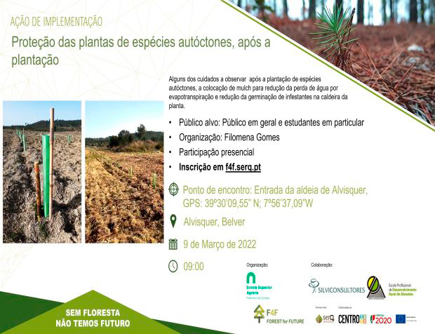 9 de março | 09h00 | Alvisquer, Belver Agrária de Coimbra promove ação de proteção de plantas autóctones