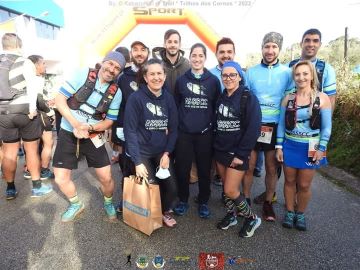 ATLETAS DA SECÇÃO DE AR LIVRE E AVENTURA DA SOCIEDADE COLUMBÓFILA PARTICIPARAM NO TRAIL TRILHOS DOS CORNOS