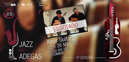 Silves | SESSÕES ESGOTADAS: AZZ NAS ADEGAS LEVA AMAR GUITARRA À QUINTA DOS VALES