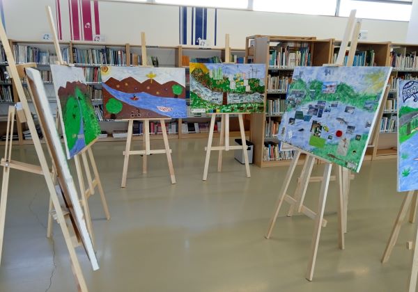 Águeda | Câmara promove exposição itinerante de trabalhos artísticos de alunos sobre o ambiente