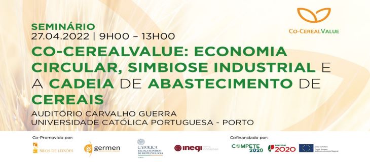 Consórcio desenvolve produtos alimentares inovadores com alto teor nutricional a partir de cereais – Apresentação de resultados 27 Abril