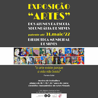BIBLIOTECA MUNICIPAL DE SILVES RECEBE EXPOSIÇÃO “ARTES” DOS ALUNOS DA ESCOLA SECUNDÁRIA DE SILVES