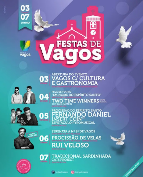 Já conhece o cartaz das Festas de Vagos deste ano?