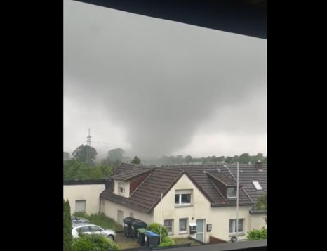 Tornado faz 40 feridos na Alemanha