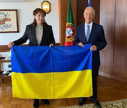 Zelensky despede a embaixadora da Ucrânia em Portugal