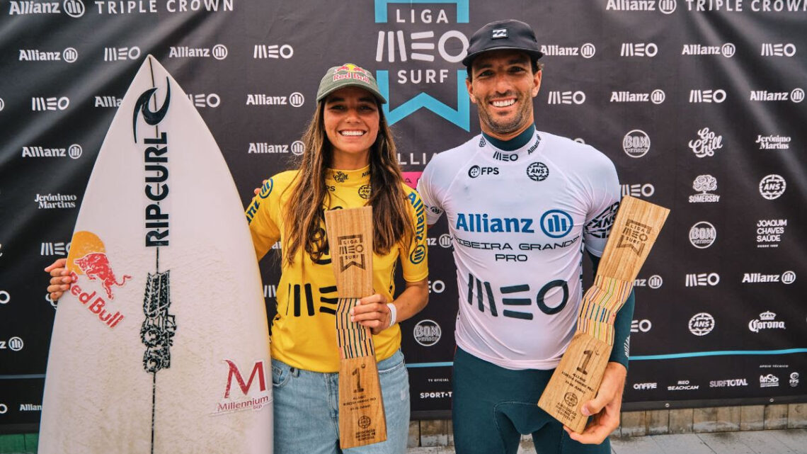 Liga MEO Surf – Frederico Morais e Teresa Bonvalot vencem o Allianz Ribeira Grande Pro