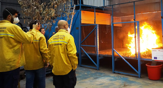 Centro de Estudos sobre Incêndios Florestais da Universidade de Coimbra investiga propagação de grandes incêndios com apoio da REN