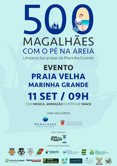 V Centenário da Circum-Navegação inspira ação de limpeza de praias no dia 11 de setembro