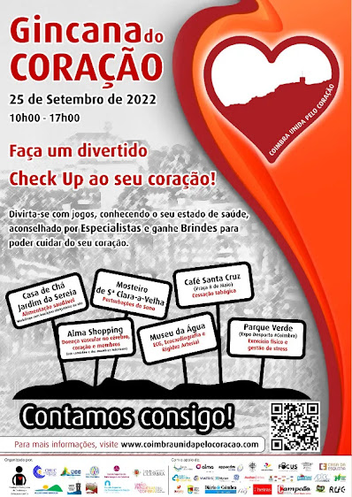 “Gincanas do Coração” a 25 de Setembro em Coimbra