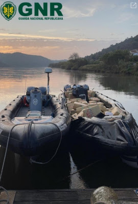 GNR encetou Perseguição no Guadiana termina com colisão de embarcações