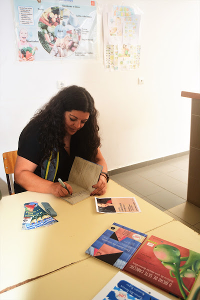 Cantanhede | Promovido pela Biblioteca Municipal e Bibliotecas Escolares. Encontro de Carmen Zita Ferreira com alunos das EB Sanguinheira e Vilamar