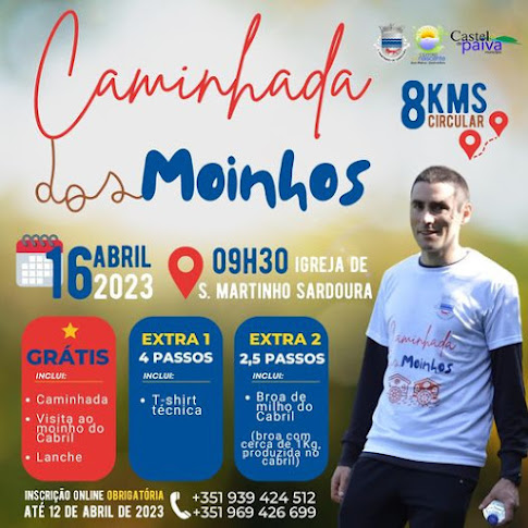 Castelo de Paiva | CAMINHADA DOS MOINHOS EM S. MARTINHO REALIZA-SE NO PRÓXIMO DOMINGO