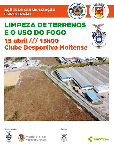 Marinha Grande | PROTEÇÃO CIVIL SENSIBILIZA PARA A PREVENÇÃO DE INCÊNDIOS