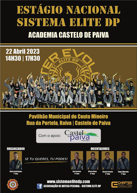ASSOCIAÇÃO DE DEFESA PESSOAL DE PORTUGAL PROMOVE ESTÁGIO EM CASTELO DE PAIVA