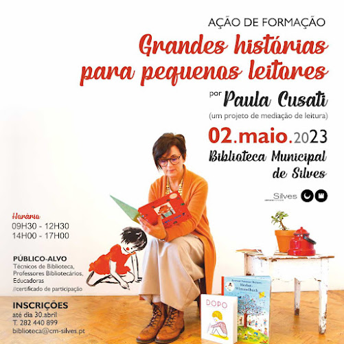 “GRANDES HISTÓRIAS PARA PEQUENOS LEITORES” SERÁ TEMA DE AÇÃO DE FORMAÇÃO, EM SILVES