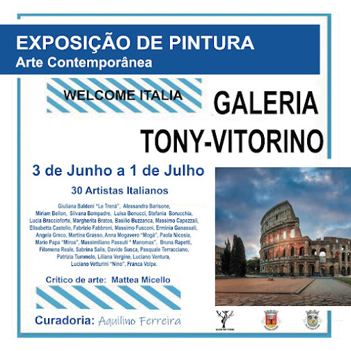 Marinha Grande | GALERIA TONY VITORINO APRESENTA ARTE ITALIANA