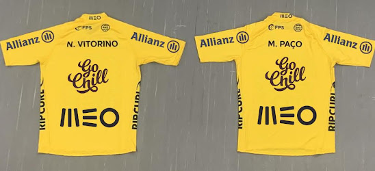 Estrelas do surf nacional vão competir no Allianz Ericeira Pro envergando licras com nomes de desportistas portugueses