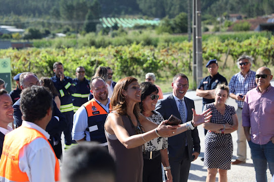 Patrícia Gaspar ficou a par da implementação do projeto na aldeia de Porto de Carros. “Aldeia Segura – Pessoa Segura” levou Secretária de Estado a Murtede