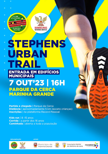 Marinha Grande | INSCRIÇÕES ABERTAS PARA O STEPHENS URBAN TRAIL