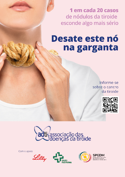 Mais de 1 milhão de portugueses sofre de patologias tiroideias. Associação das Doenças da Tiroide assinala Dia da Sensibilização para o Cancro da Tiroide com ação de sensibilização