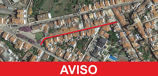RUA D. PAIO PERES CORREIA EM SILVES CORTADA AO TRÂNSITO NO DIA 14 DE DEZEMBRO ENTRE AS 08H00 E AS 18H00