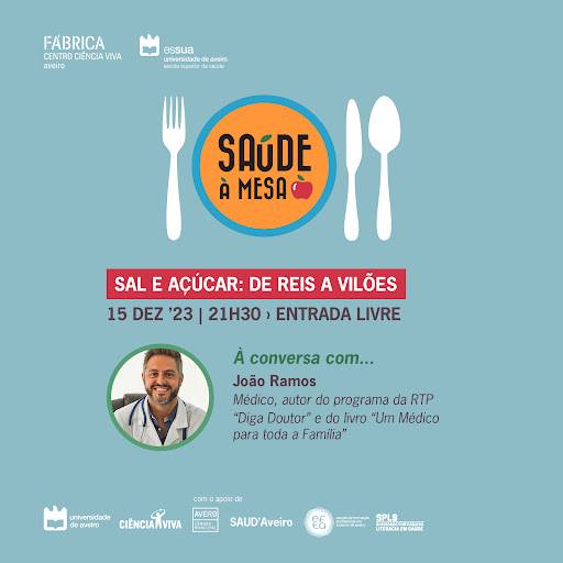 Aveiro | “Saúde à Mesa” prossegue esta semana com uma conversa e um workshop dedicados à alimentação saudável