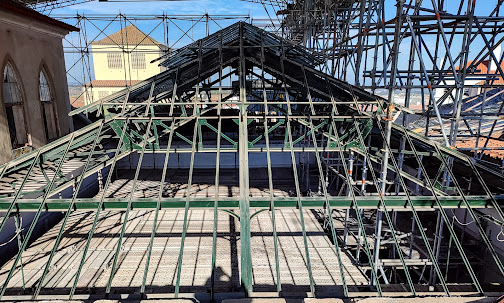 Évora | Remodelação da cobertura do edifício dos Paços do Concelho. Vidro Fotovoltaico substitui antigas placas de acrílico do Lanternim