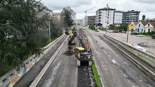 Aveiro | Começou a obra de construção da nova rotunda a poente do Túnel de Esgueira