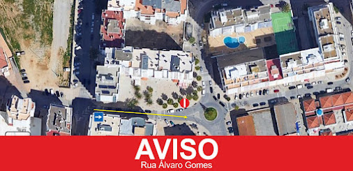Silves | RUA ÁLVARO GOMES, RUA EURICO DOS SANTOS PATRÍCIO, RUA DR. ANTÓNIO PEREIRA E URBANIZAÇÃO DO VALE DO OLIVAL, EM ARMAÇÃO DE PÊRA, SOFREM ALTERAÇÃO DE SENTIDO DE TRÂNSITO A PARTIR DE DIA 23 DE MARÇO